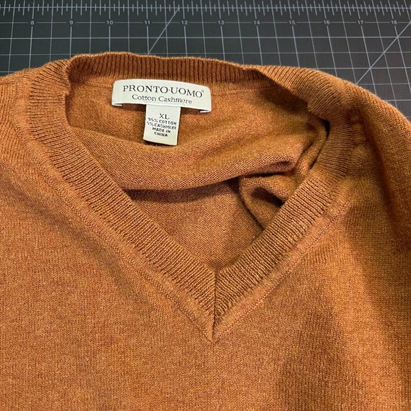 GUC Pronto Uomo cashmere blend sweater sz XL - Picture 3 of 7